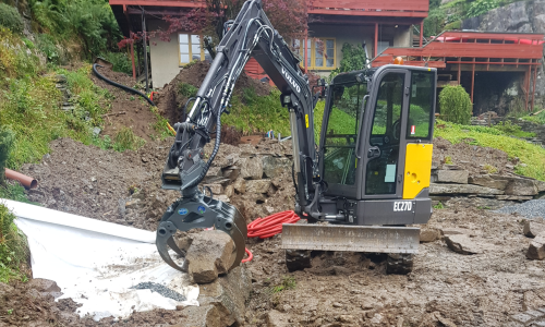 Volvo EC270 minigraver