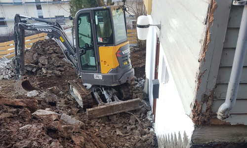 Volvo EC270 minigraver