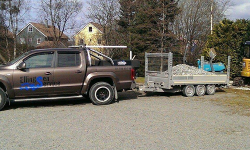 Volkswagen Amarok med tilhenger