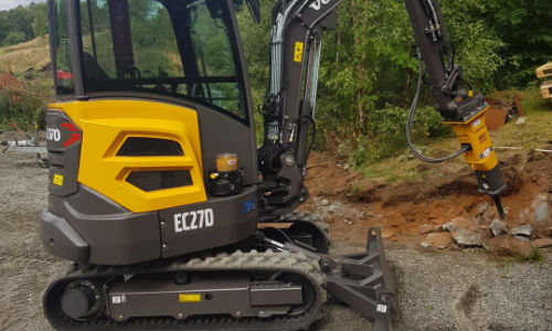 Volvo EC270 minigraver